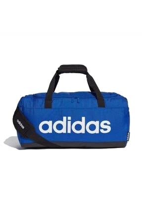 adidas Unisex Blue Black White Sports Bag 45x23x20cm